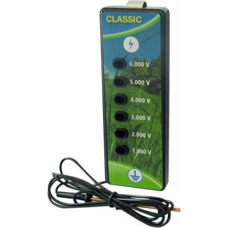 Testeur de clôture sans piles 1000V - 6000V