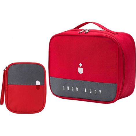 Reiseapotheke Tasche 2er Set, wasserdicht, für Reisen & Outdoor
