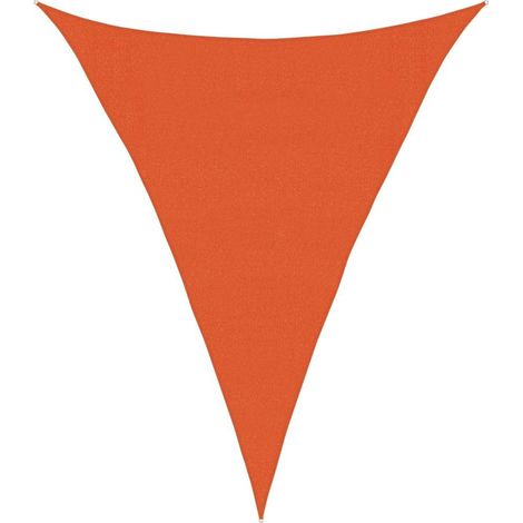 Maison Exclusive - Sonnensegel 160 g/m² Dreieckig Orange 3x4x4 m (1/5)