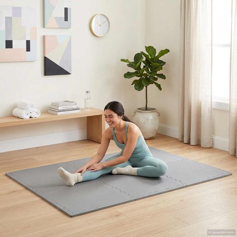 Tappeti 6 pcs Grigio 2,16 m² Schiuma EVA vidaXL (1/5)