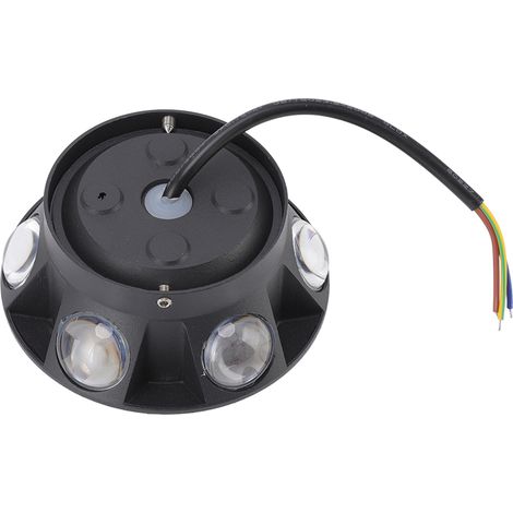 Applique murale LED moderne 10 W ronde, unique, à 6 faces, éclairage doux, haute luminosité, étanche, 85-265 V (1/5)