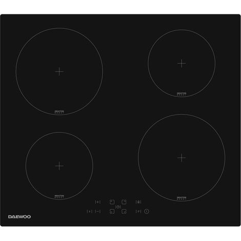 Piastra di cottura a induzione - DAEWOO - 4 fuochi - 60 cm - BH6ITF37BNM - Nero