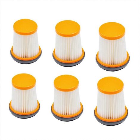 Lot de 6 cartouches filtrantes HEPA de rechange pour aspirateur robot Proscenic Ultenic S1 (1/5)