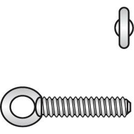 Reidl DIN 580 Ringschrauben M 12, A4 blank, gegossen