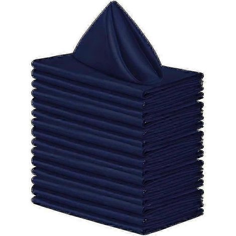 Serviette de table bohème en lin - 40 cm (16 pouces) style rustique champêtre