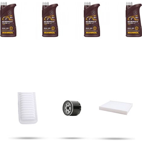 Kit tagliando 3 FILTRI e 4L OLIO compatibile con Suzuki Swift V 1.2 66kw dal 2017 (1/4)