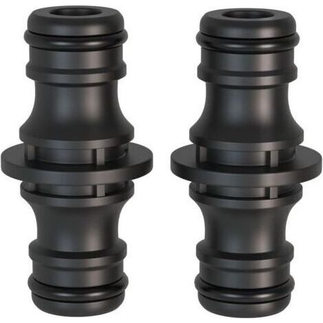 Raccord rapide 2 parties double embout 1/2 pouce - connexion sécurisée pour tuyaux, raccordement de deux tuyaux pour extension de réseau de tuyauterie (1/5)