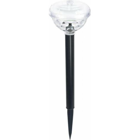 Lámpara solar RGB Volteno, inserto para lámpara solar, color negro, 50 cm, 1 unidad.