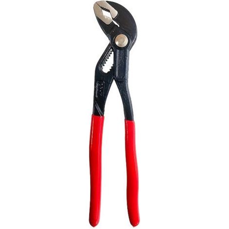 Pince multiprise, 250 mm, écrous jusqu'à 46 mm, tuyaux jusqu'à 50 mm, réglage fin par bouton pression, autobloquante, serrage (1/5)