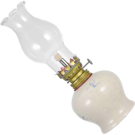 Lampe à pétrole lanterne décorative en céramique pour éclairage de secours (1/5)