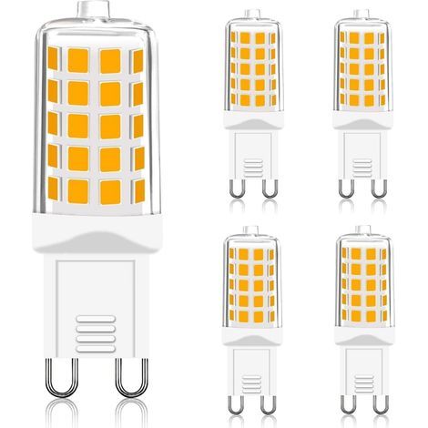 1 Ampoule G9 LED Blanc Chaud Dimmable 4W 450lm 2700K Remplacement Halogène 40W Pour Intérieur Extérieur (1/5)