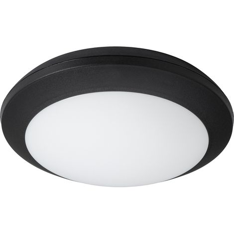 Aplique de pared PIRO grande GX53 15 W 1780/1940 lm 2700 K/4000 K CRI80 IP66 Negro (1/2)