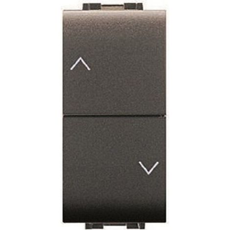 Doppio pulsante interbloccato grigio serie LIFE