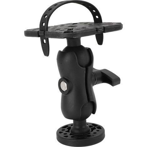 Support Stable pour Détecteur de Poissons de Bateau Boule de Serrage en Nylon et Silicone, Pivotante pour l'électronique Marine Universelle (1/5)
