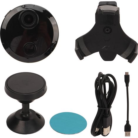 Caméra WiFi sans fil 4K avec détection de mouvement, vision nocturne infrarouge, sécurité pour maison, boutique, entrepôt (1/5)