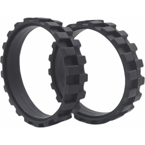 Pneus et roues pour iRobot 5/6/7/8/9 I7 E3 E5 (lot de 2) : antidérapants, adhérence exceptionnelle et montage facile. (1/4)