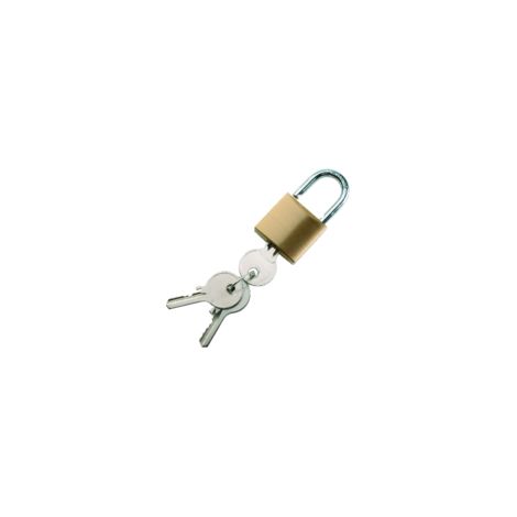 cadenas de 30 mm en laiton à clé