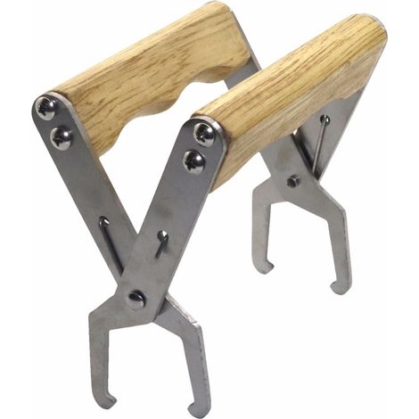 Support Pour Cadre De Ruche - En Acier Inoxydable Avec Poignée En Bois - Pour Inspection Et Récolte De Miel - 1 Pièce (1/5)