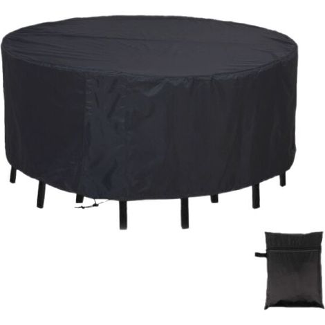 royaluxe - Housse de table de jardin ovale en polyester de haute qualité, 180 x 110 cm (1/4)