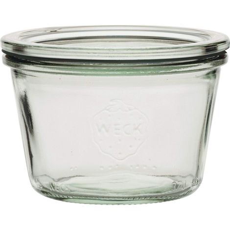 Weck Barattoli di vetro, 250 ml, forma rotonda, vetro, confezione da 3 (1/2)
