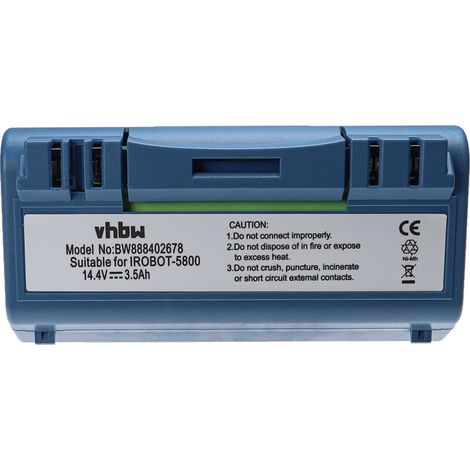 vhbw batteria sostituisce AEG SP385-BAT, SP5832 per home cleaner, blu (3500mAh, 14,4V, NiMH)