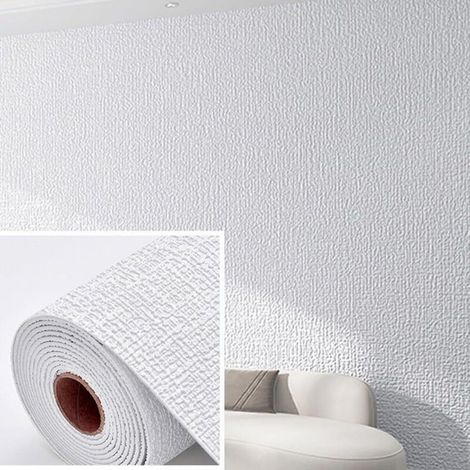 Feuchtigkeitshemmende Wandfolie, selbstklebend, schalldämmend und wärmeisolierend, zuschneidbar auf die gewünschte Größe, 50 × 300 cm (1/5)