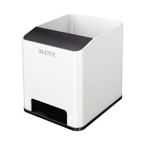 LEITZ Stifteköcher Leitz WOW Duo Colour 9 x 10 x 10,1 cm (B x H x T) Polystyrol schwarz/weiß (1/2)