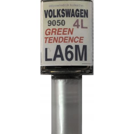 Peinture de retouche VW LA6M 4L 9050 vert tendance ARA (1/5)