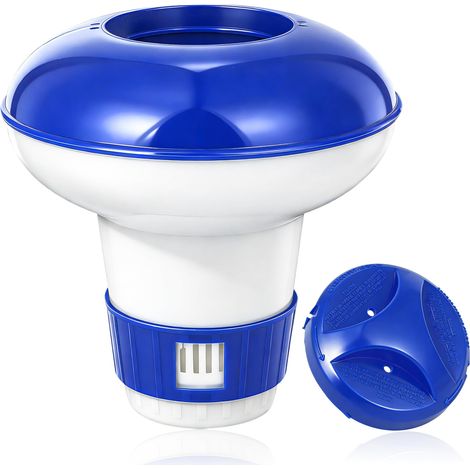 Distributeur de Chlore Flottant, Diffuseur Chlore Piscine, Diffuseur Flottant, Distributeur de Chlore pour Piscine, Distributeur Flottant, Diffuseur de Chlore pour Piscine Spa Fontaines Aquariums (1/5)