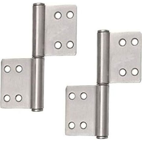Edelstahl-Scharniere, ideal für den Innen- und Außenbereich – stabile Scharniere für Metall- und Holztüren (1/4)
