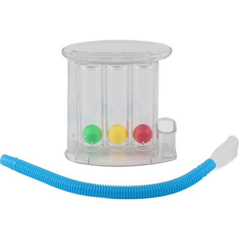 Appareil d'exercice respiratoire profond Spiromètre incitatif B3 pour aspiration et soufflage, système de mesure pulmonaire (1/5)