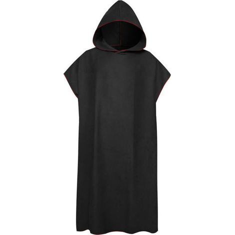 Surf Poncho Serviette a langer Peignoir a sechage rapide avec capuche Couverture de plage en microfibre Serviette de bain Serviette de bain Combinaison Poncho de plage pour adultes,modele:No (1/5)