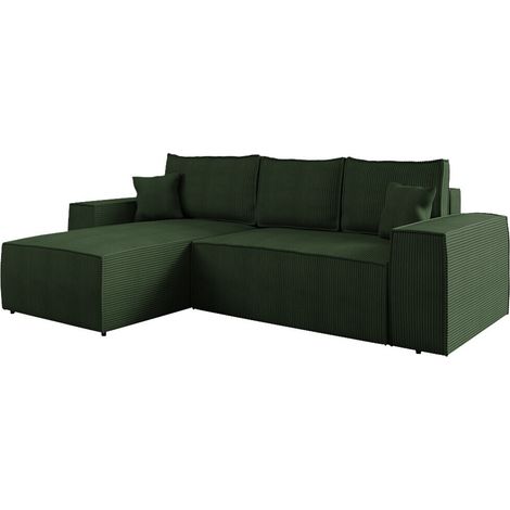Sofá rinconero Clovis 108, Poso 14, Función de descanso, Almacenaje, 279x174x94cm, 0
