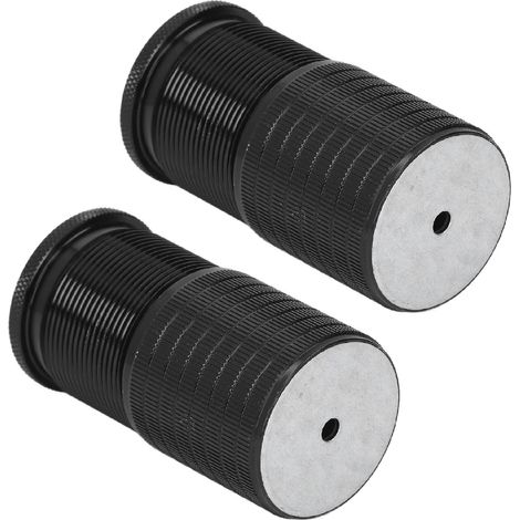 2 pièces rehausseurs de pieds de table canapé chaise supports ajustables 43-75mm hauteur réglable noir brillant (1/5)