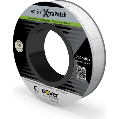 Isover Vario XtraPatch Klettstreifen 20 x 60 mm Rolle a 208 Stück (1/3)