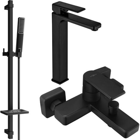Mexen Mino DQ72 set da bagno, nero - 72413DQ72-70 (1/4)