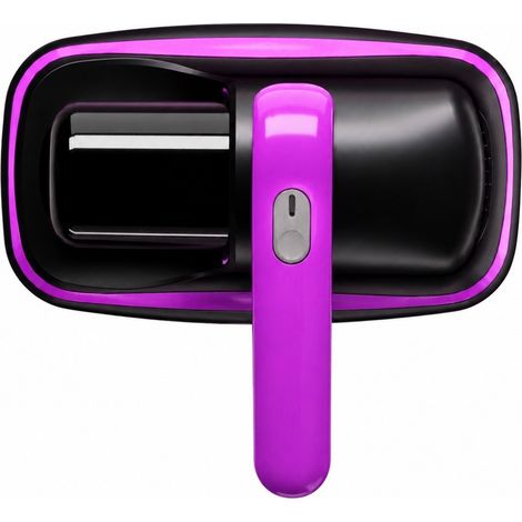 Aspirateur de lit sans fil, élimination des acariens, forte aspiration, stérilisation UV, rechargeable, violet rouge (1/5)