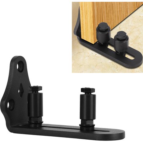 Guide de Porte Coulissante en Acier au Carbone pour Plancher, Accessoires de Quincaillerie pour Porte d'Étable