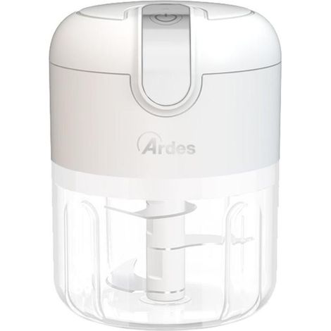 Picadora de alimentos recargable por USB Atom ARCHOP02 de 30 W, color blanco