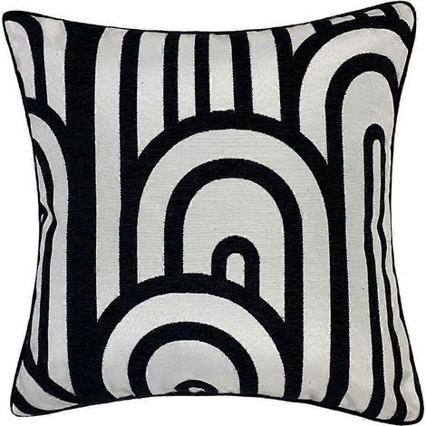 Quadratischer Kissenbezug, modernes geometrisches Design, für Bett, Sofa, Couch, Schlafzimmer, Wohnzimmer, Homeoffice