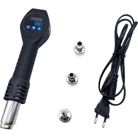 PTS550W Hand-Heißluftpistole, 550 W, PID-Temperaturregelung, EU-Stecker