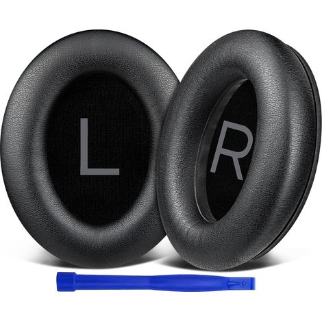 Coussinets d'oreille pour Bose (QC45/QC SE/QC Wireless) - Noirs (1/5)