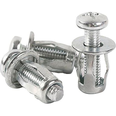 KLVGTIFS PU - 15 rivets à pétales M5, écrous de levage, vis à métaux pour cloisons creuses, écrous à pétales en fer, lanterne d'expansion (1/5)