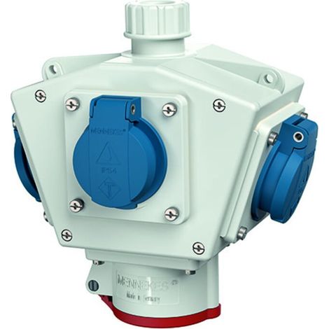 MENNEKES DELTA-BOX 92658 Schutzart IP44 Polycarbonat Gehäuse elektrograu RAL 7035