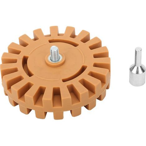 Generic Smoth Surface Rubbery Eraser Disc Fast Fast Repose Tool Tafl en Caoutchouc pour éliminer les Autocollants et Autres Adhésifs du Verre (1/5)