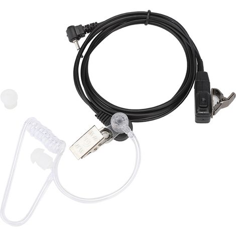 1 Écouteur tube acoustique, connecteur 2.5mm 1 broche, microphone PTT intégré, pour talkie-walkie Motorola (1/5)
