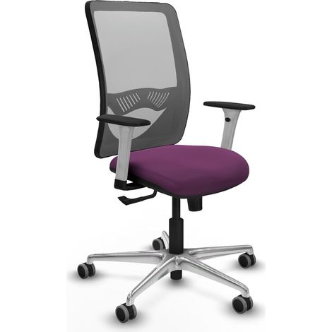Silla de oficina piqueras y crespo Zulema blanco espuma alta densidad (1/2)