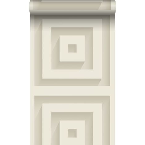 papier peint carrés 3d blanc  - Origin Wallcoverings (1/5)