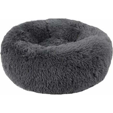 Lit Moelleux Rond pour Chien Extra Large Lavable avec Coussin,Deluxe Panier Chien Coussin Panier Donut lit pour Chien Grande Taille-40cm (1/5)