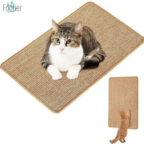 Tapis Griffoir Chat en Sisal Naturel 4060cm Tapis Gratter pour Chat Tapis Sisal Chat Chaton Protge Tapis et Canaps multico GRIFFOIR
